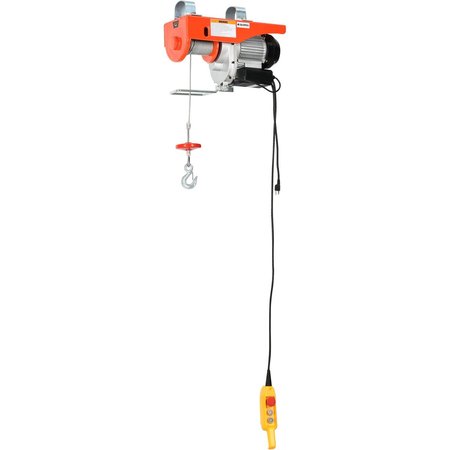 GLOBAL INDUSTRIAL Electric Cable Hoist, 2000 Lb. Capacity 298643